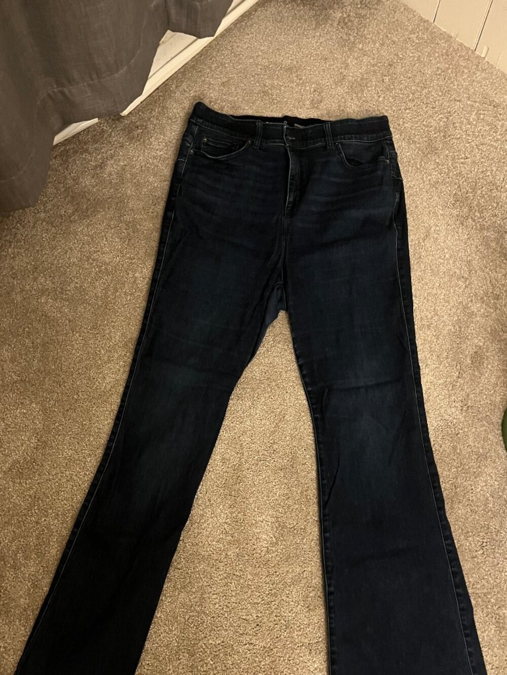 Torrid Bombshell Flare Super Soft Dark Wash Jeans Size 18T Tall